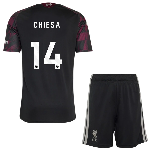 Günstige Liverpool Chiesa 14 Kindertrikot Ausweich 2026/27 Kurzarm Günstige Liverpool Chiesa 14 Kindertrikot Ausweich 2026/27 Kurzarm