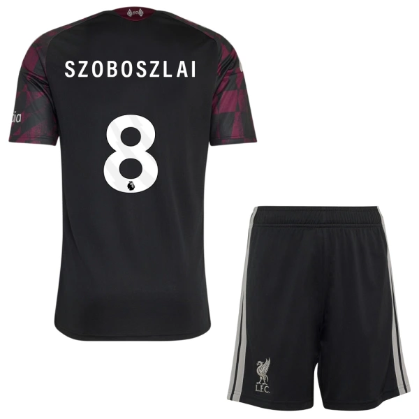 Günstige Liverpool Szoboszlai 8 Kindertrikot Ausweich 2026/27 Kurzarm Günstige Liverpool Szoboszlai 8 Kindertrikot Ausweich 2026/27 Kurzarm