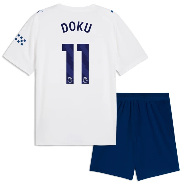 Günstige Manchester City Doku 11 Kindertrikot Ausweich 2026/27 Kurzarm