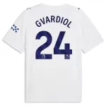 Günstige Manchester City Gvardiol 24 Herrentrikot Ausweich 2026/27 Kurzarm