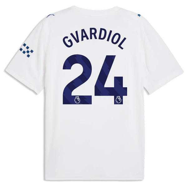Günstige Manchester City Gvardiol 24 Herrentrikot Ausweich 2026/27 Kurzarm