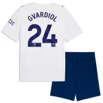 Günstige Manchester City Gvardiol 24 Kindertrikot Ausweich 2026/27 Kurzarm