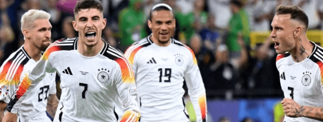 Das gastgebende deutsche Team zog ins Viertelfinale ein Das gastgebende deutsche Team zog ins Viertelfinale ein