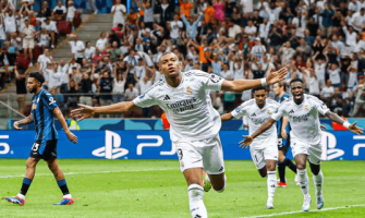 Mbappes Debüt bei Real Madrid, erstes Tor und erste Meisterschaft Mbappes Debüt bei Real Madrid, erstes Tor und erste Meisterschaft