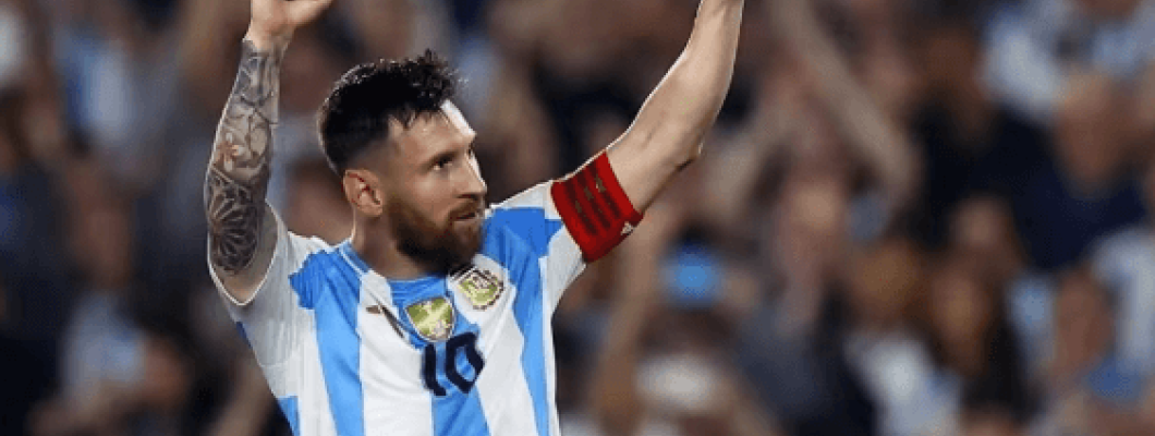 Messi erzielte 3 Tore und gab 2 Vorlagen, als Argentinien seinen Gegner mit 6:0 besiegte Messi erzielte 3 Tore und gab 2 Vorlagen, als Argentinien seinen Gegner mit 6:0 besiegte
